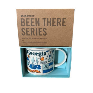 Starbucks Coffee Been There Series Mug GEORGIA Cup 14 oz NIB w/SKU